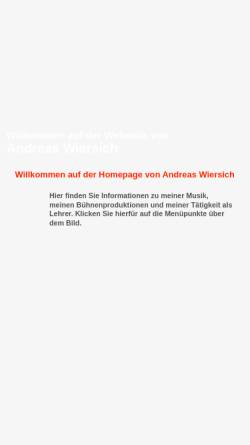Vorschau der mobilen Webseite www.wiersich.de, Wiersich, Andreas
