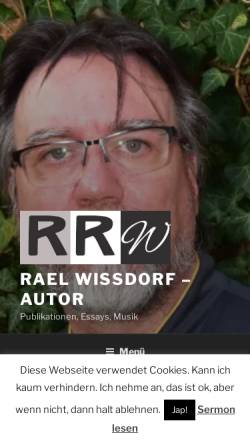 Vorschau der mobilen Webseite www.wissdorf.com, Wissdorf, Reinhard Rael