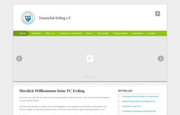 Vorschau von www.tc-erding.de, TC Erding e. V.