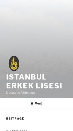 Vorschau der mobilen Webseite istanbullisesi.net, Istanbul Lisesi - Deutsche Abteilung
