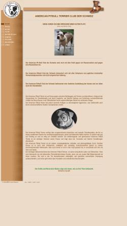 Vorschau der mobilen Webseite www.apbt-club.ch, American Pit Bull Terrier Club Schweiz