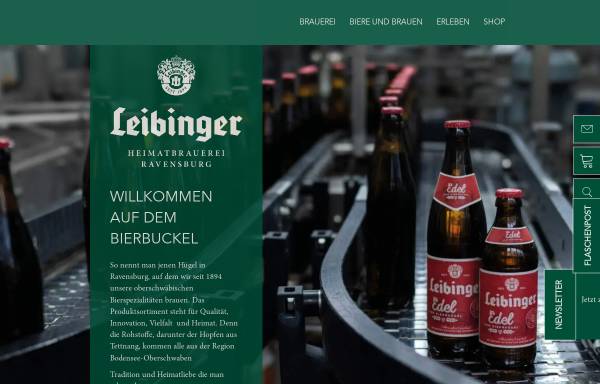 Vorschau von www.leibinger.de, Brauerei Max Leibinger GmbH