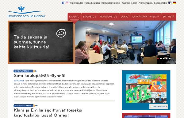 Vorschau von www.dsh.fi, Deutsche Schule Helsinki (DSH), Finnland