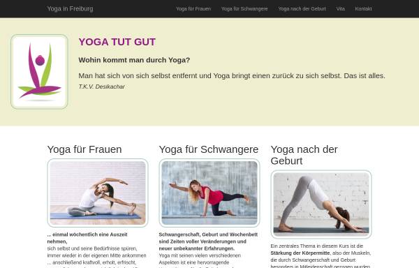 Vorschau von www.yoga-frauen-freiburg.de, Yoga für Frauen und Schwangere in Freiburg