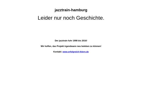Vorschau von jazztrain-hamburg.de, jazztrain hamburg