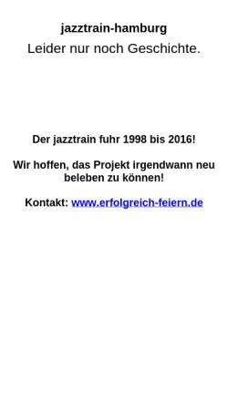Vorschau der mobilen Webseite jazztrain-hamburg.de, jazztrain hamburg