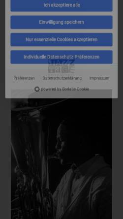 Vorschau der mobilen Webseite www.leverkusener-jazztage.de, Leverkusener Jazztage