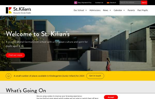 Vorschau von www.kilians.com, St. Kilian’s Deutsche Schule Dublin, Irland