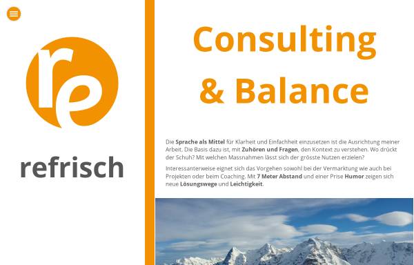 Vorschau von www.refrisch.ch, Zero Balancing - Reto Frischknecht