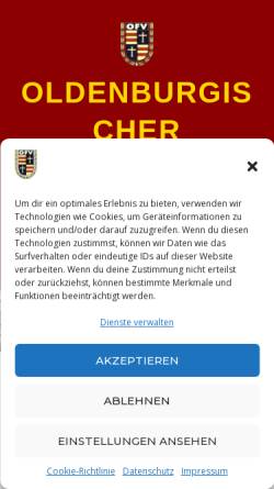 Vorschau der mobilen Webseite ofv-112.de, Oldenburgischer Feuerwehrverband e.V.