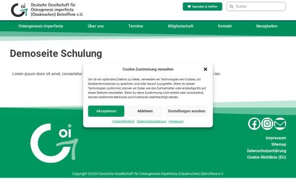 Vorschau von www.oi-gesellschaft.de, Deutsche Gesellschaft für Osteogenesis imperfecta Betroffene e.V.