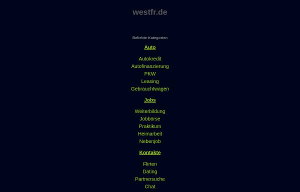 Vorschau von www.westfr.de, Materialien für den Deutschunterricht: