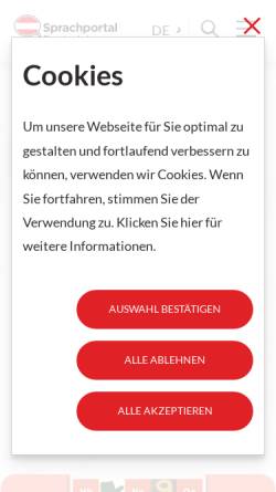 Vorschau der mobilen Webseite www.oesterreichportal.at, Österreich Portal