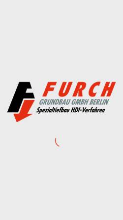 Vorschau der mobilen Webseite www.furch-grundbau.de, Furch Grundbau GmbH