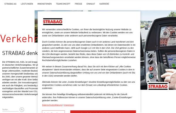Vorschau von www.strabag-sonderbau.de, STRABAG AG, Bereich Sonderbau Berlin