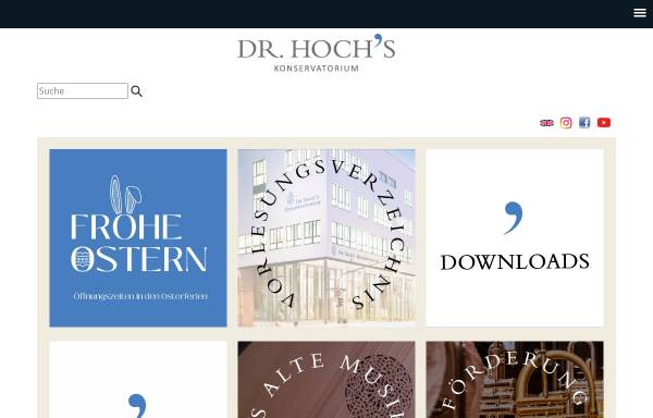 Vorschau von www.dr-hochs.de, Dr. Hoch's Konservatorium