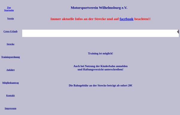 Vorschau von www.msv-wilhelmsburg.de, MSV Wilhelmsburg e.V. im DMV