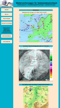 Vorschau der mobilen Webseite www.suedwest-wetter.de, Südwest-Wetter und Radar-Info