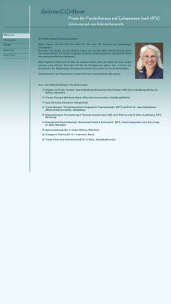 Vorschau der mobilen Webseite www.praxis-grittner.de, A.-C. Grittner - Praxis für Psychotherapie und Entspannung (HPG)