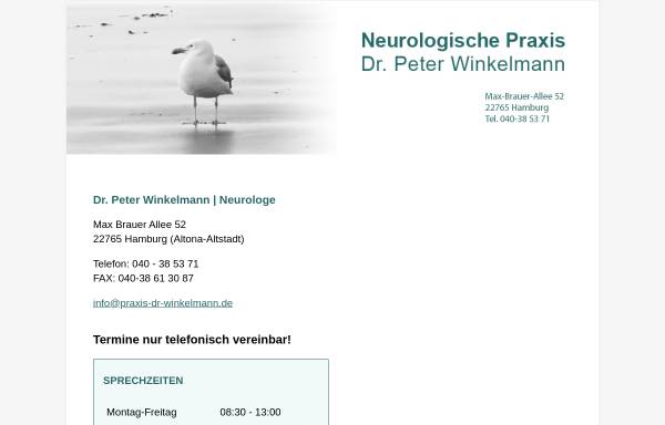 Vorschau von www.praxis-dr-winkelmann.de, Neurologische und Psychiatrische Praxis Dr. med. Peter Winkelmann