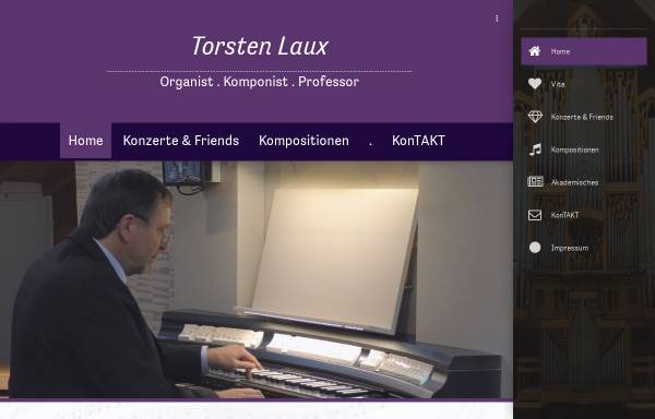 Vorschau von www.torsten-laux.de, Professor Torsten Laux