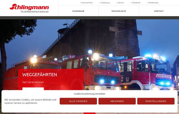 Vorschau von www.schlingmann112.de, Schlingmann - Feuerwehrfahrzeuge