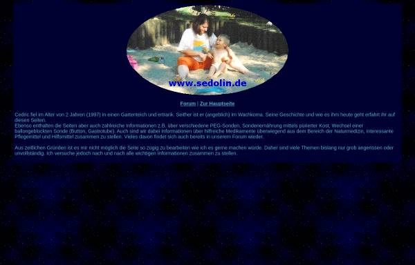 Vorschau von www.sedolin.de, Cedric - Ein Leben im Wachkoma