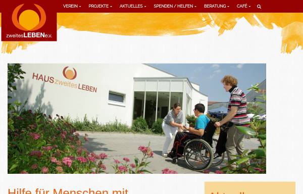 Vorschau von www.zweiteslebenev.de, Verein Zweites Leben e.V.