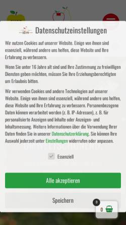 Vorschau der mobilen Webseite www.obsthof-boehm.de, Obsthof Brennerei Böhm