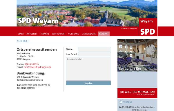Vorschau von www.spd-weyarn.de, SPD-Ortsverein