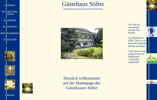 Vorschau von www.gaestehaussoelter.de, Gästehaus Sölter