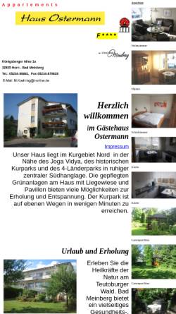 Vorschau der mobilen Webseite www.haus-ostermann.de, Haus Ostermann