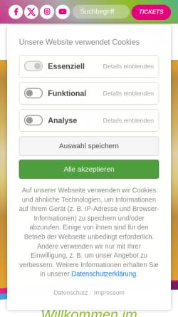 Vorschau der mobilen Webseite www.elbauenpark-md.de, Elbauenpark