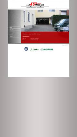 Vorschau der mobilen Webseite www.autoservice-baumeister.de, Autoservice Baumeister