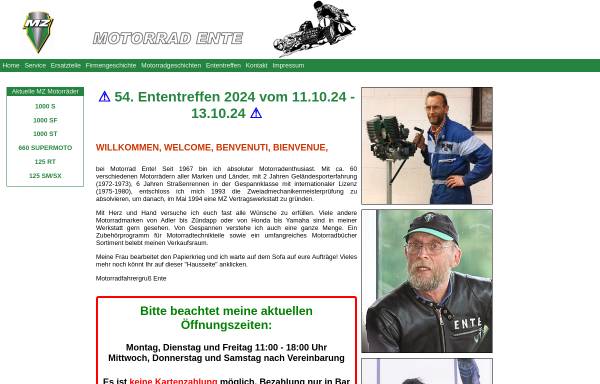 Vorschau von www.motorradente.de, Motorrad Ente, Inh. Carl Stiddien