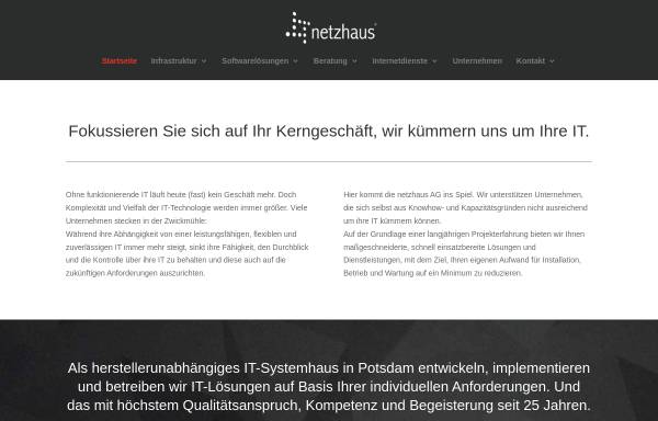 Vorschau von www.netzhaus.ag, Netzhaus AG