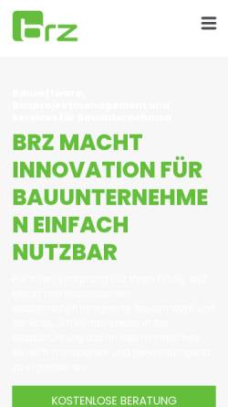 Vorschau der mobilen Webseite www.brz.eu, BRZ Deutschland GmbH