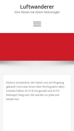 Vorschau der mobilen Webseite www.erlebnis-strecke.de, Erlebnis Strecke