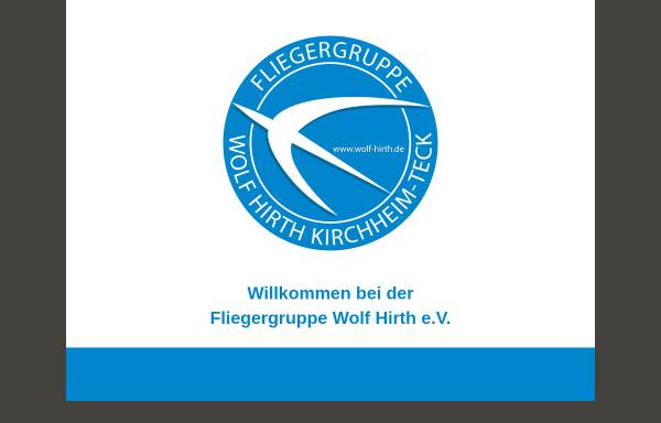 Vorschau von www.wolf-hirth.de, Fliegergruppe Wolf Hirth