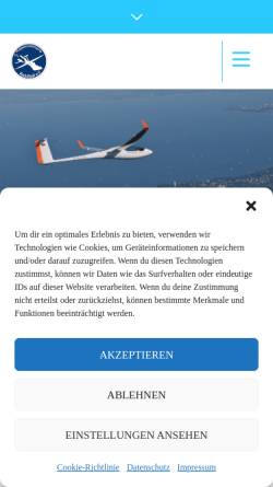 Vorschau der mobilen Webseite www.fsv-radolfzell.de, Flugsportvereinigung Radolfzell