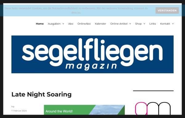 Vorschau von www.segelfliegen-magazin.de, segelfliegen - das magazin