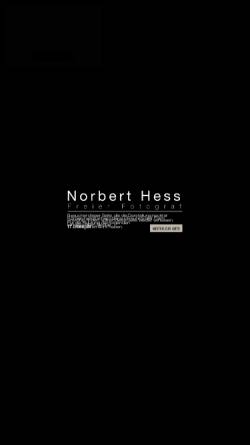 Vorschau der mobilen Webseite www.norberthess.com, Norbert Hess, freier Fotograf