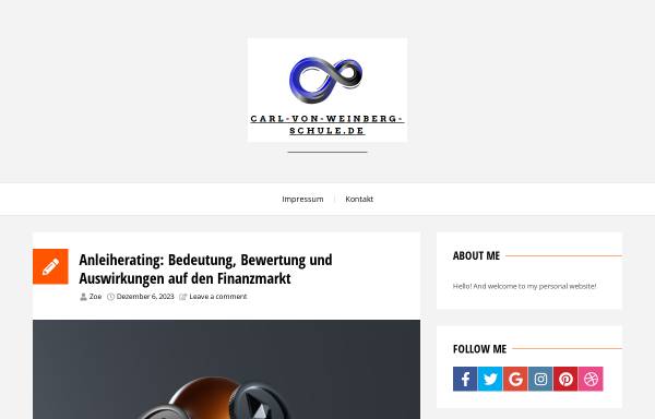 Vorschau von www.carl-von-weinberg-schule.de, Carl-von-Weinberg-Schule