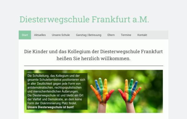 Vorschau von www.diesterwegschule-frankfurt.de, Diesterweg-Schule