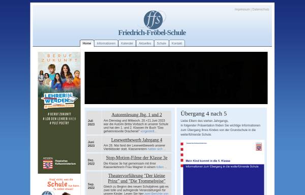 Vorschau von www.ffsfrankfurt.de, Friedrich-Fröbel-Schule