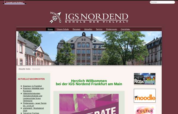 Vorschau von www.igs-nordend.de, IGS Nordend