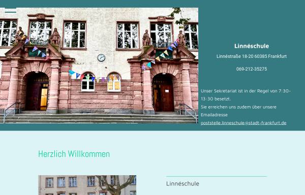 Vorschau von www.linneschule-frankfurt.de, Linnéschule Frankfurt