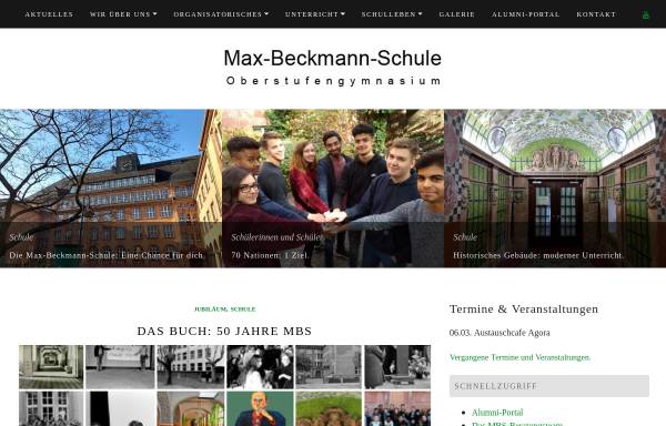 Vorschau von www.max-beckmann-schule.de, Max-Beckmann-Schule