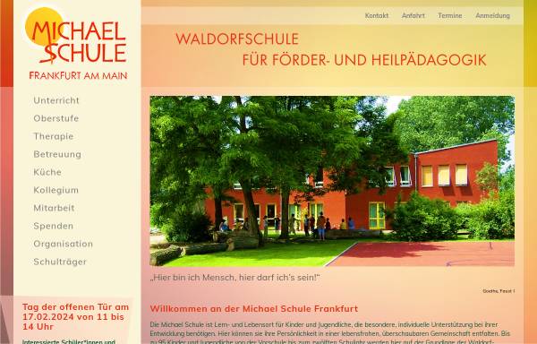 Vorschau von www.michael-schule-frankfurt.de, Michael-Schule