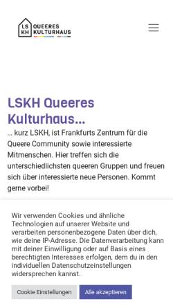 Vorschau der mobilen Webseite www.lskh.de, Lesbisch-Schwules Kulturhaus
